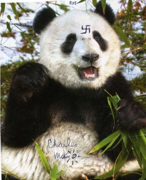 This image from the "Charles Manson Official" Facebook page was re-shared by ATWA. (Charles Manson/Facebook)