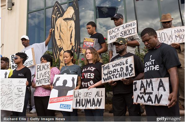 North Charleston has around 100,000 residents, 47 percent of whom are African Americans, according to New York Times (Richard Ellis/Getty Images News)