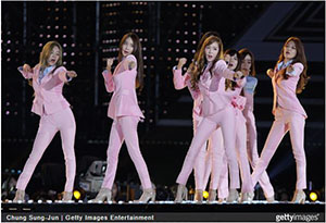  South Korean pop group Girls Generation perform on stage during the 20th Dream Concert on June 7, 2014 in Seoul, South Korea (Photo by Chung Sung-Jun/Getty Images)