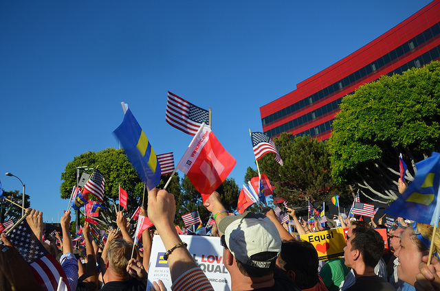 Gay marriage rally (Neon Tommy)