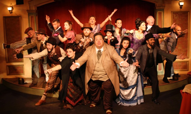 The company of "The Mystery of Edwin Drood." Photo by Lindsay Schnebly.