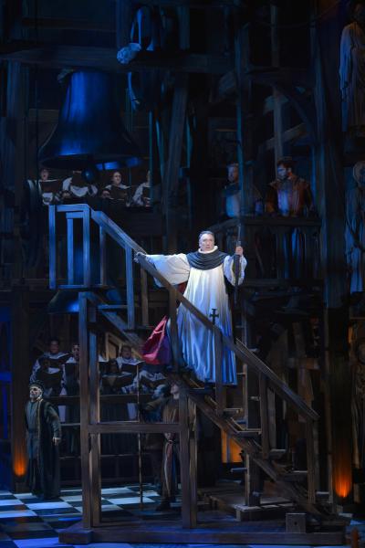 Patrick Page as Dom Claude Frollo (Kevin Berne/La Jolla Playhouse) Patrick Page as Dom Claude Frollo (Kevin Berne/La Jolla Playhouse)