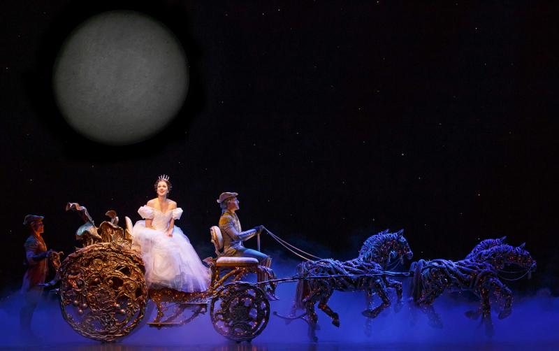 Cinderella (Paige Faure) goes to the ball in her magic carriage (Photo by Carol Rosegg)