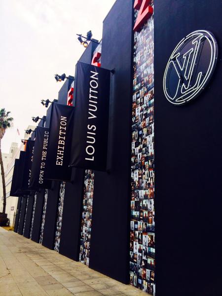 The new Louis Vuitton exhibition is located in the heart of Los Angeles (Cassidy Waters)