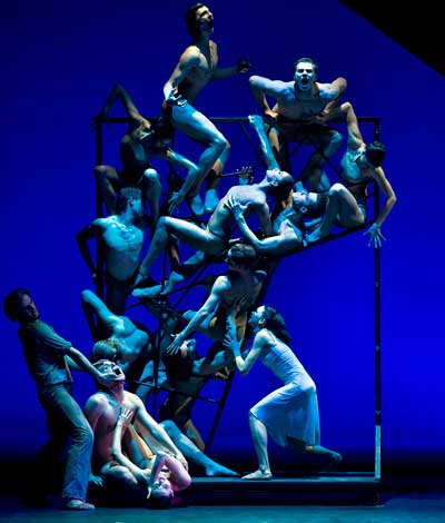 The ensemble of Eifman Ballet of St. Petersburg in Rodin (Photo by Gene Schiavone)