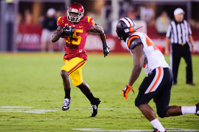 Nelson Agholor can improve his draft stock with an impressive performance at the combine (Charlie Magovern/Neon Tommy). Nelson Agholor can improve his draft stock with an impressive performance at the combine (Charlie Magovern/Neon Tommy).