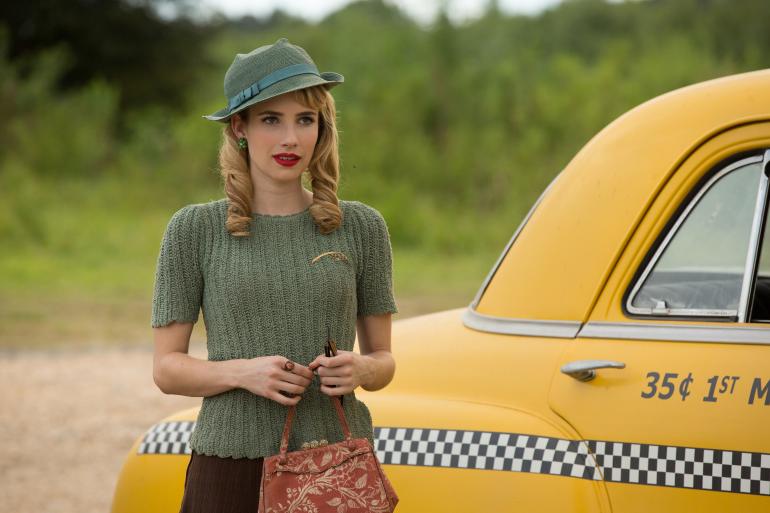 Emma Roberts as Maggie Esmerelda, "fortune teller" (via FX). Emma Roberts as Maggie Esmerelda, "fortune teller" (via FX).