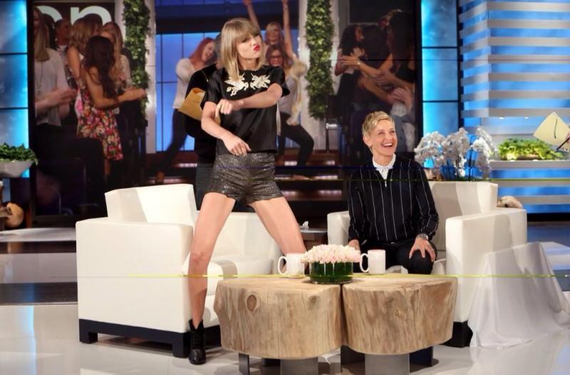 Taylor Swift on The Ellen Show, Oct. 2014 (Twitter/ @TheEllenShow)