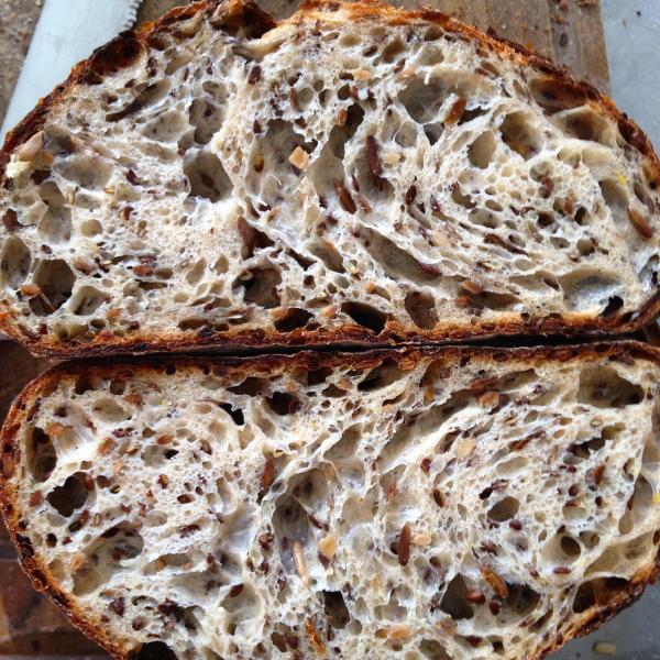 Clark Street's sunflower flax loaf. (Zack Hall)