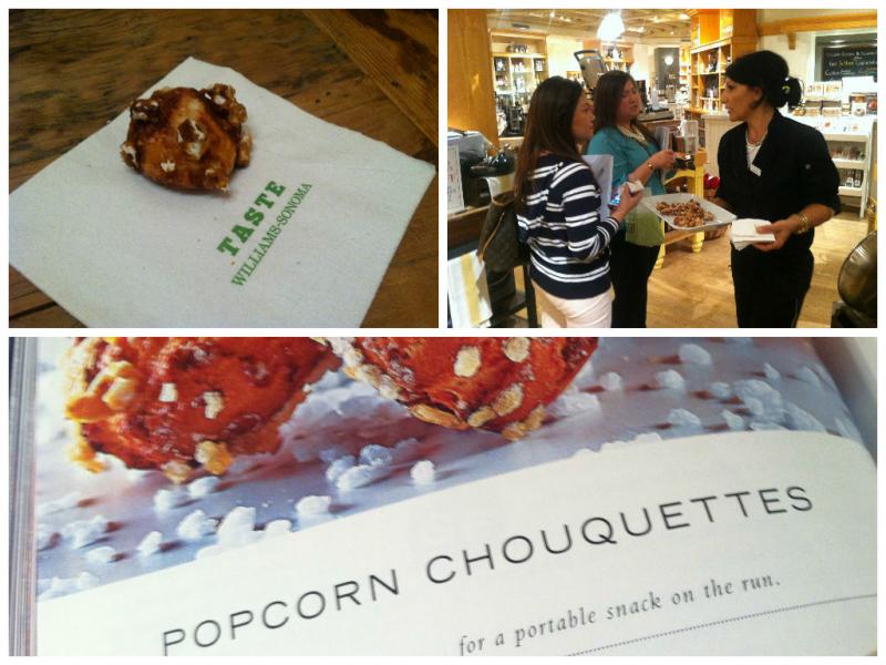 Popcorn Choquette deliciousness at Dominique Ansel's book signing at Williams-Sonoma. (Sara Tiano/Neon Tommy)