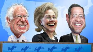 The stage is a lot sparser at democratic debates this campaign season, with only 3 candidates remaining. (DonkeyHotey/Flickr)