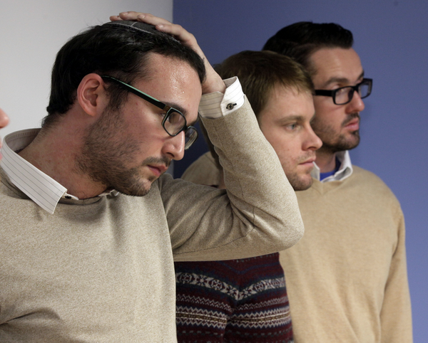 Plaintiffs Chaim Levin (left) and Michael Ferguson (right) with Ferguson's partner Seth Anderson (@vicenews/ Twitter) Plaintiffs Chaim Levin (left) and Michael Ferguson (right) with Ferguson's partner Seth Anderson (@vicenews/ Twitter)