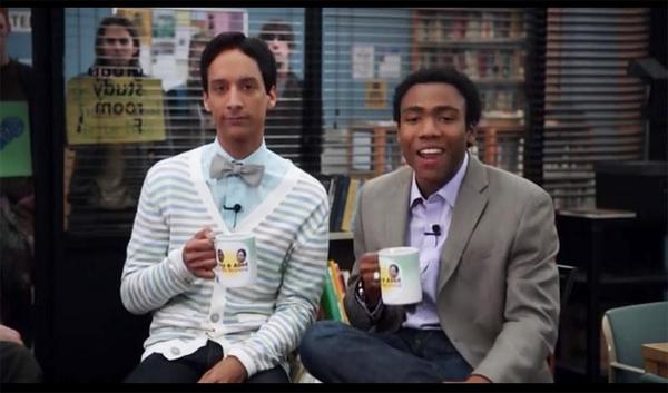 Abed and Troy (Twitter, @Momentosdeserie)