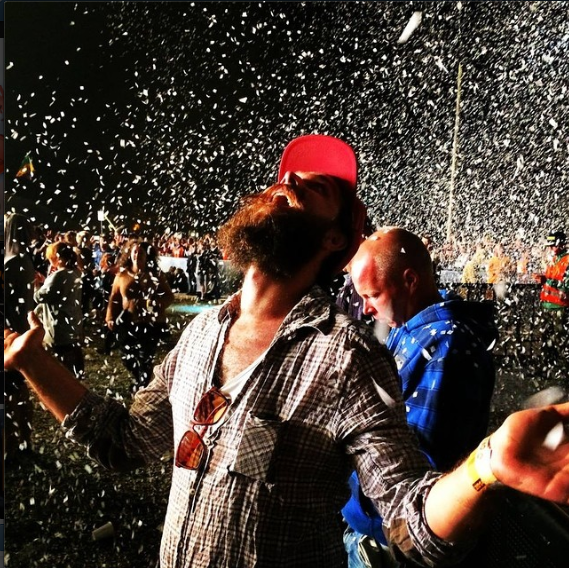 Just taking in the glory. (@RoskildeFestival/ Instagram)
