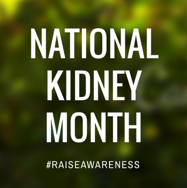 March is National Kidney Disease Month (Twitter)