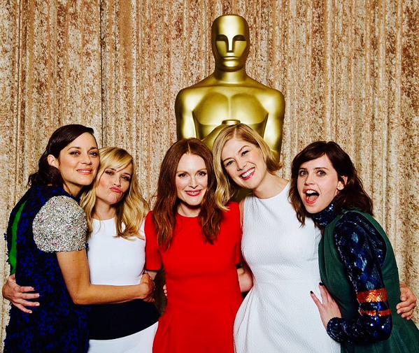 Best Actress Nominees at the 2015 Oscars Luncheon (Twitter/@THofacker)