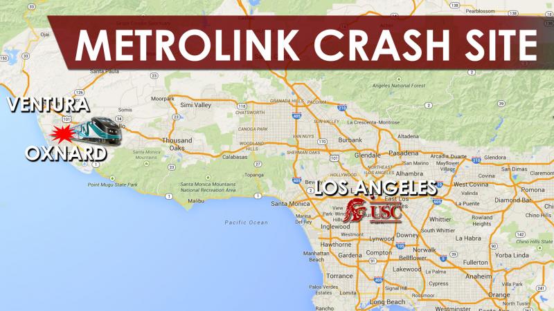 The commuter train crashed near Oxnard, CA on its way to LA's Union Station. The commuter train crashed near Oxnard, CA on its way to LA's Union Station.