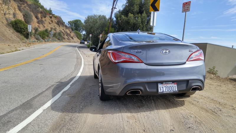 The Hyundai Genesis Coupe 3.8 R-Spec and Mulholland Dr. (Amou "Joe" Seto/Neon Tommy)
