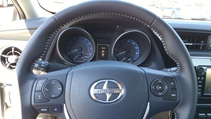 The gauge cluster on the iM includes a handy color multi-information display (Amou "Joe" Seto/Neon Tommy) The gauge cluster on the iM includes a handy color multi-information display (Amou "Joe" Seto/Neon Tommy)