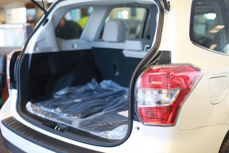 The Forester has 34.4 cu ft. of cargo space in the back (Amou "Joe" Seto/Neon Tommy)