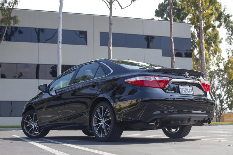 Visually, Toyota has made sure you can tell this isn't an ordinary Camry (Amou "Joe" Seto/Neon Tommy)