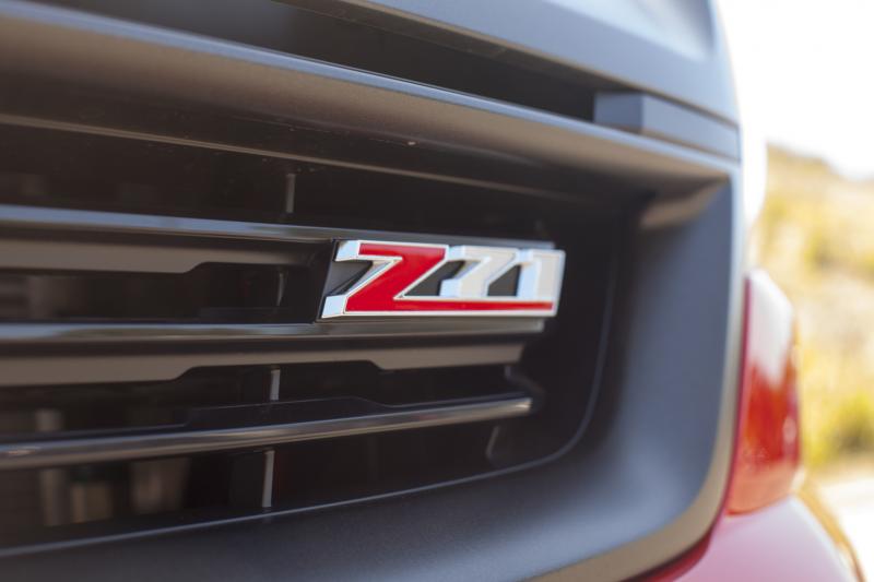 The Z71 badge on the Colorado's front grille (Amou "Joe" Seto/Neon Tommy) The Z71 badge on the Colorado's front grille (Amou "Joe" Seto/Neon Tommy)
