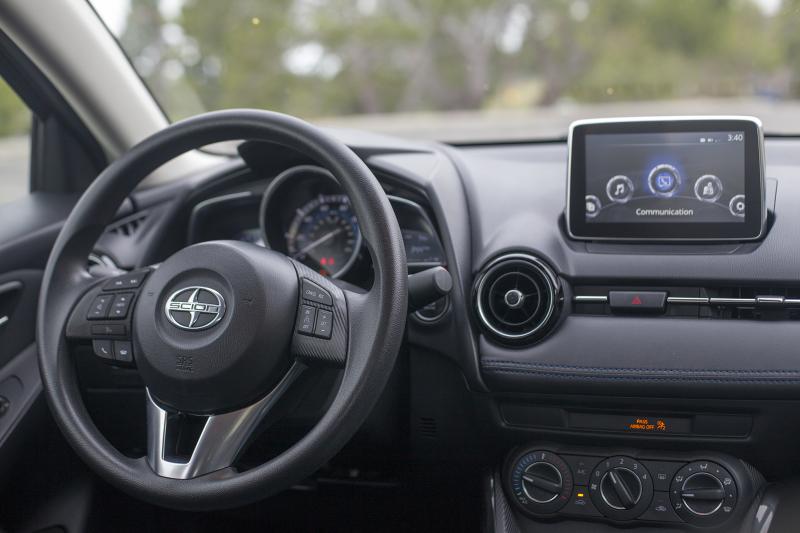 The Scion iA has one of the best looking interiors of any cars in its price range (Amou "Joe" Seto/Neon Tommy)