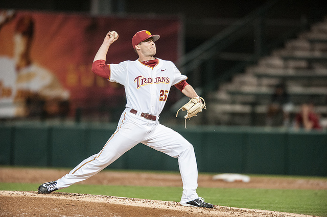 Pitcher Brent Wheatley became the second Wheatley brother in a row to be drafted. (Charlie Magovern/Neon Tommy)
