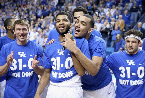 Can Kentucky's young squad complete the first perfect season in 40 years? (@BleacherReport/Twitter)