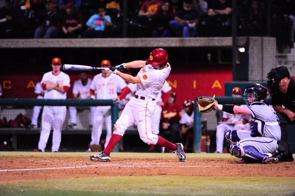 Garrett Stubbs was the first Trojan in ten years to be named a First Team All-American. (Twitter/@USC_Baseball)