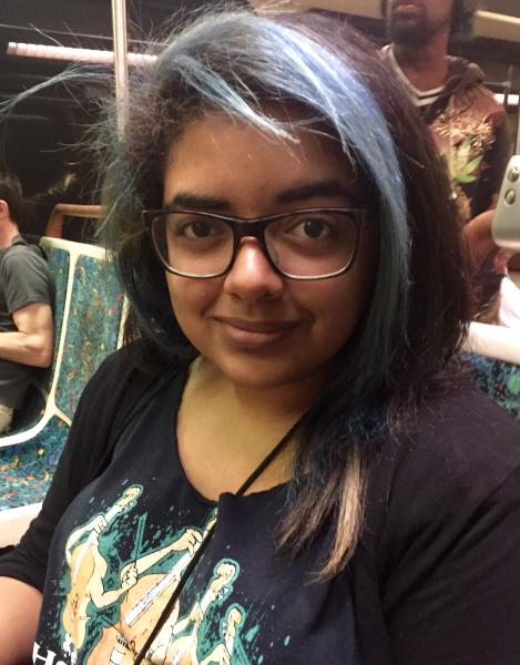 Amy Black takes public transportation every day to get to school. (Rasha Ali / Neon Tommy)