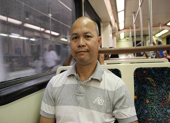 Vedeves on the Metro Purple Line (Brenna Devanney/Annenberg Media)