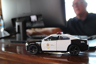 The 860 body cameras distributed this fall were purchased using private funds raised by Police Commission Vice President Steve Soboroff. (Whitney Ashton/Annenberg Media) The 860 body cameras distributed this fall were purchased using private funds raised by Police Commission Vice President Steve Soboroff. (Whitney Ashton/Annenberg Media)