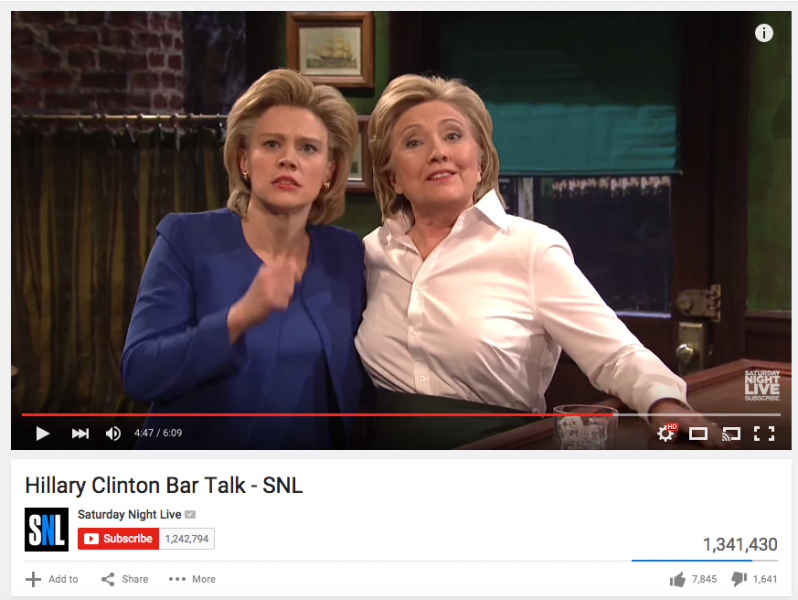 Hillary Clinton and Kate McKinnon sing "Lean On Me" on SNL