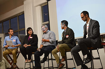 Panelists discussing various impacts on L.A.'s homelessness problem. (Chole Marie Rivera/Neon Tommy) Panelists discussing various impacts on L.A.'s homelessness problem. (Chole Marie Rivera/Neon Tommy)