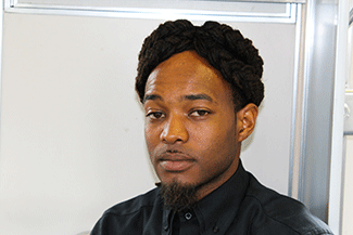 Robert Williams rides the Metro waiting for an opportunity to share his poetry (Daniel Tran/ Annenberg Media)