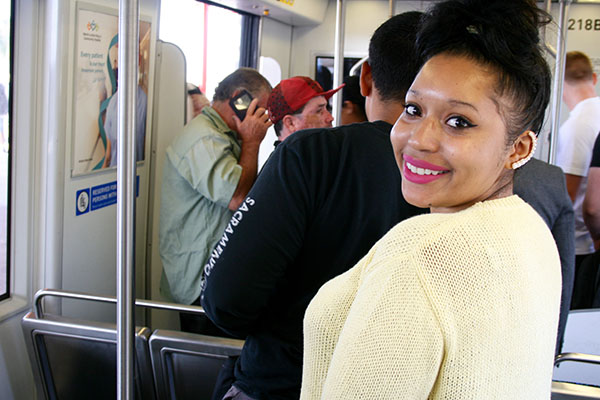 Giselle feels the Metro is "pretty cool."(Madeline White / Annenberg Media) Giselle feels the Metro is "pretty cool."(Madeline White / Annenberg Media)