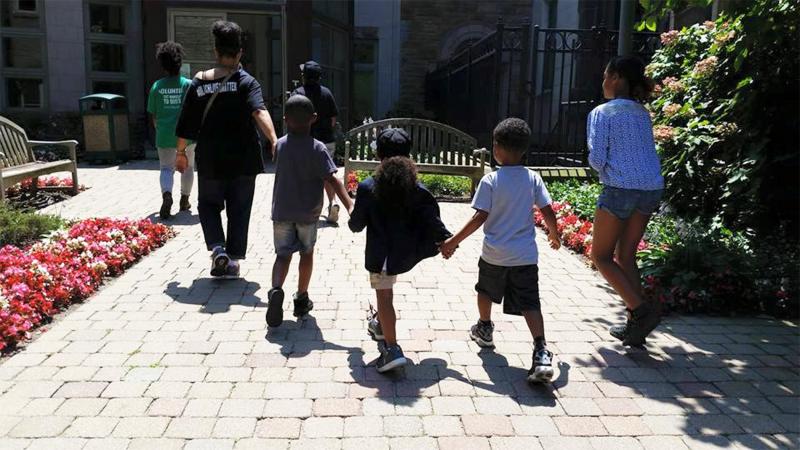 Black Lives Matter organizers and their children head to an activist effort in Cleveland (courtesy of Shamell Bell) Black Lives Matter organizers and their children head to an activist effort in Cleveland (courtesy of Shamell Bell)