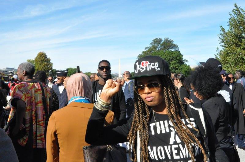 Shamell Bell says she engages in activism for her son (courtesy of Shamell Bell)