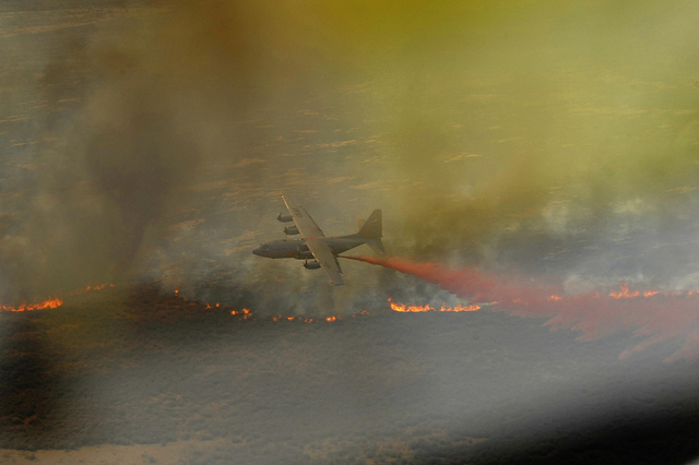 A wildfire rages in west Texas (Photo courtesy of Staff Sgt. Eric Harris, US Army). A wildfire rages in west Texas (Photo courtesy of Staff Sgt. Eric Harris, US Army).