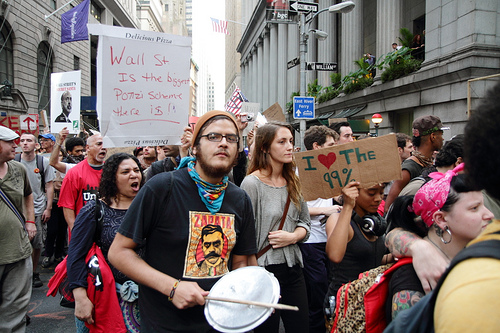 Occupy Wall Street Protestors, Courtesy of Creative Commons