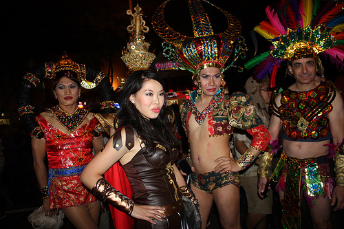 Weho Halloween Carnaval (Allegra Tepper/ Neon Tommy)