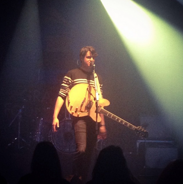 Frontman Ezra Koenig charmed the crowd at USC's Ballroom Wednesday night. (obsessee/Instagram)