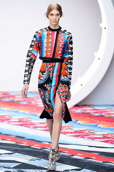 Peter Pilotto has mastered print-mixing (via PeterPilotto.com)