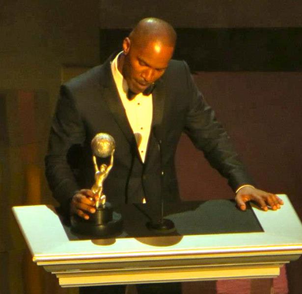 Jamie Foxx's tearful acceptance speech (Joy Ohiomoba) Jamie Foxx's tearful acceptance speech (Joy Ohiomoba)