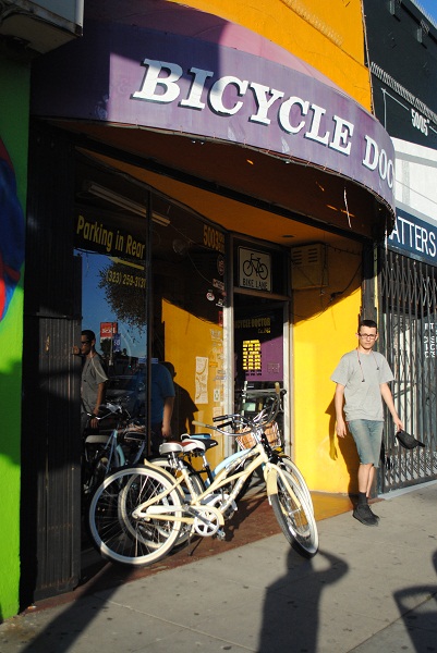 The Bicycle Doctor Shop sits on York Blvd. This is the third location since it was founded. (Taken by Nathan Carzon)