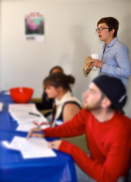 “Our biggest campaign this semester is getting Los Angeles to get 20% of our energy from solar energy by 2020,” said Isabel during the kickoff event. “It is such a shame that, living in such a sunny city, we get less than 2% of our energy from the sun." “Our biggest campaign this semester is getting Los Angeles to get 20% of our energy from solar energy by 2020,” said Isabel during the kickoff event. “It is such a shame that, living in such a sunny city, we get less than 2% of our energy from the sun."