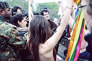 Femen protester. (Wikimedia Commons)