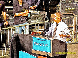 Obama entered his second term at the largest convention center in America. (Flickr Creative Commons) Obama entered his second term at the largest convention center in America. (Flickr Creative Commons)