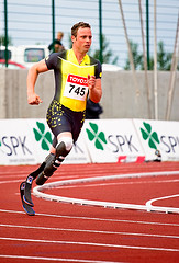 Oscar Pistorius ran for the South African Olympic team. (Flickr Creative Commons)